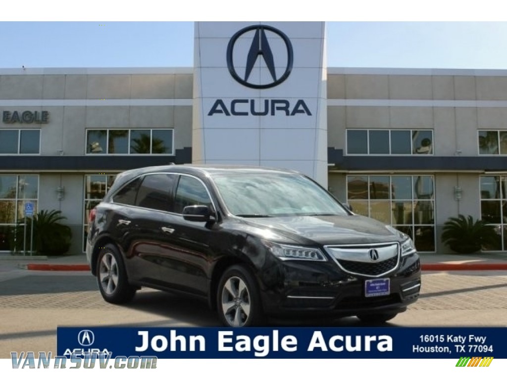 Crystal Black Pearl / Parchment Acura MDX 