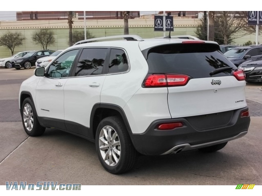 2016 Cherokee Limited - Bright White / Black/Light Frost Beige photo #5