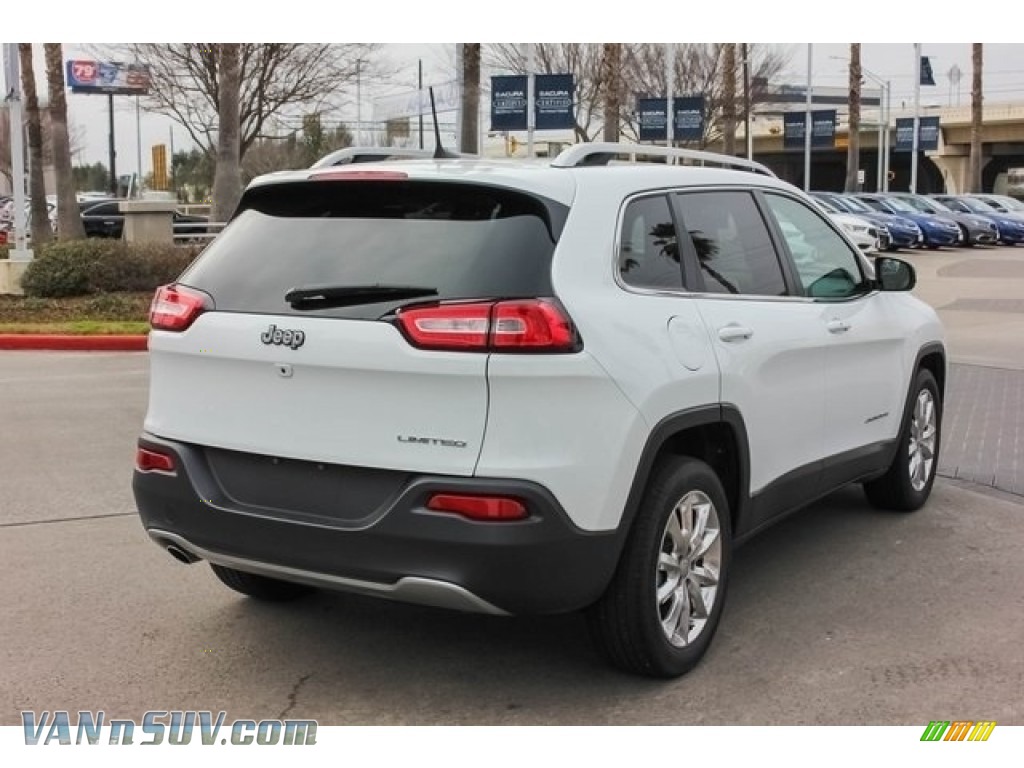 2016 Cherokee Limited - Bright White / Black/Light Frost Beige photo #7