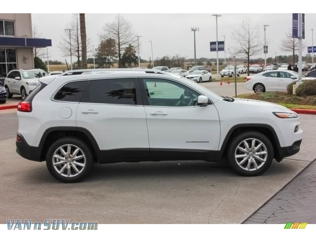 2016 Cherokee Limited - Bright White / Black/Light Frost Beige photo #8