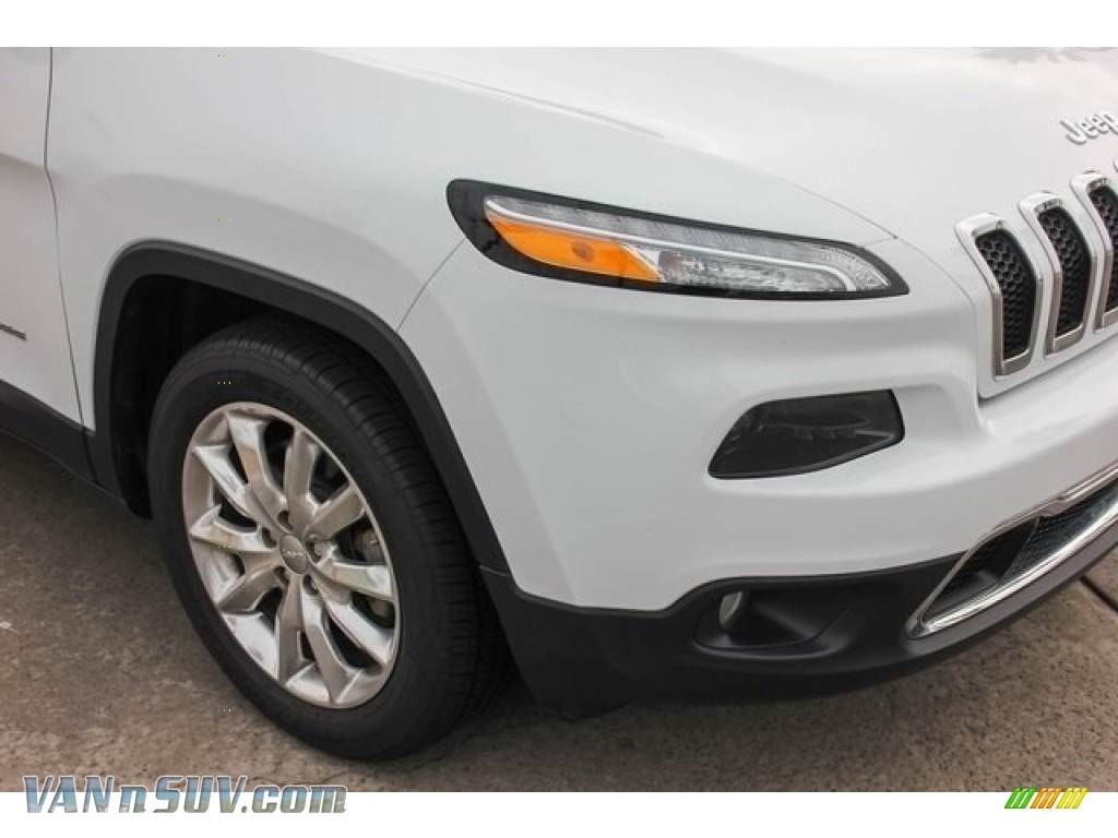 2016 Cherokee Limited - Bright White / Black/Light Frost Beige photo #10