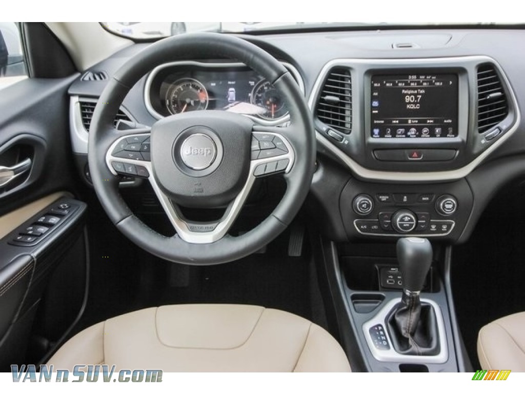 2016 Cherokee Limited - Bright White / Black/Light Frost Beige photo #27