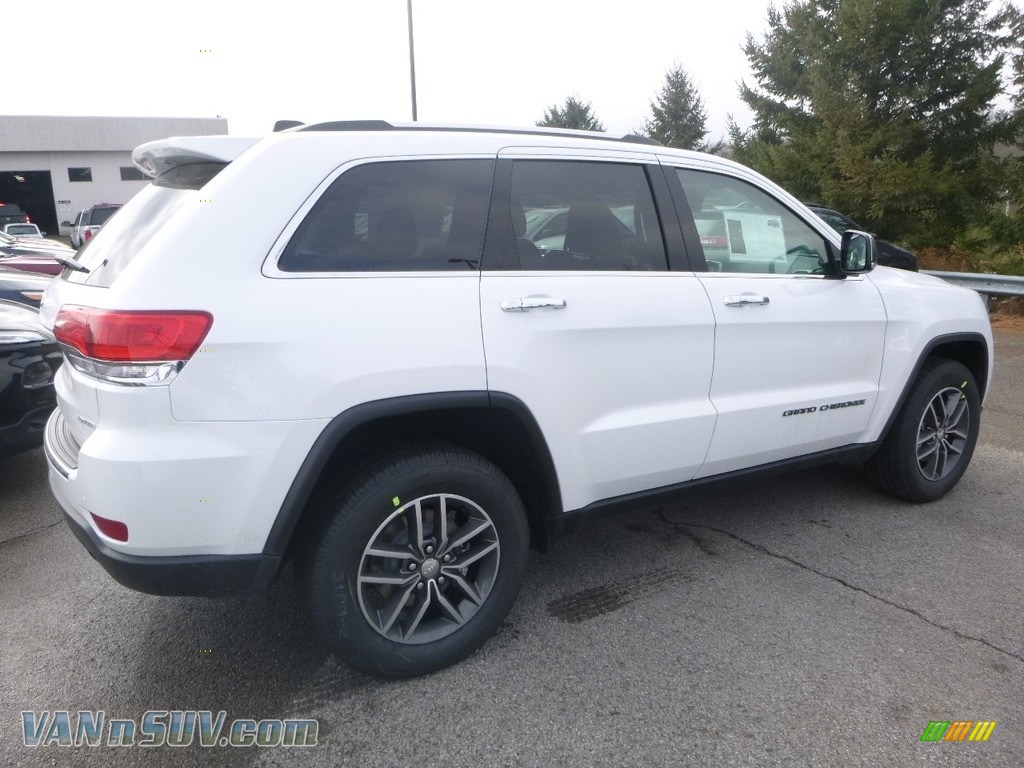 2018 Grand Cherokee Limited 4x4 - Bright White / Black/Light Frost Beige photo #5