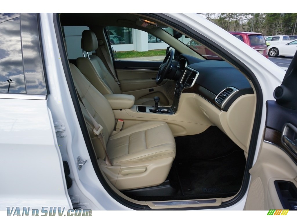 2015 Grand Cherokee Limited - Bright White / Black/Light Frost Beige photo #17