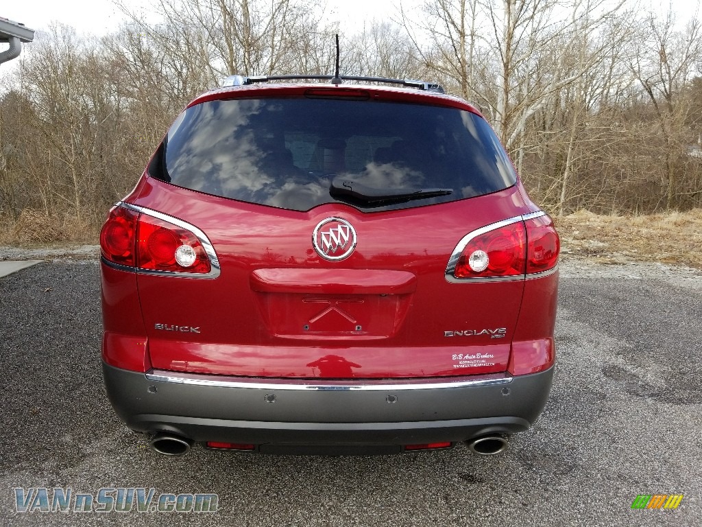 2012 Enclave AWD - Crystal Red Tintcoat / Cashmere photo #4
