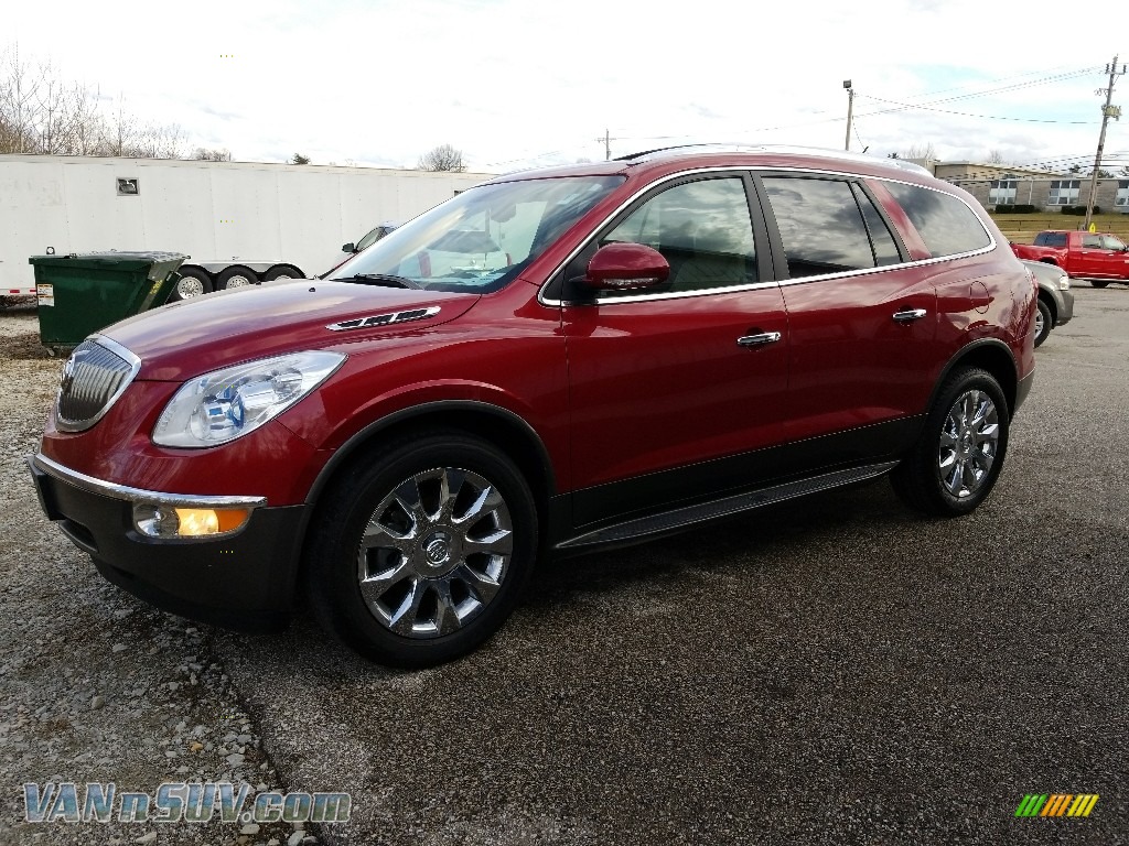 2012 Enclave AWD - Crystal Red Tintcoat / Cashmere photo #8