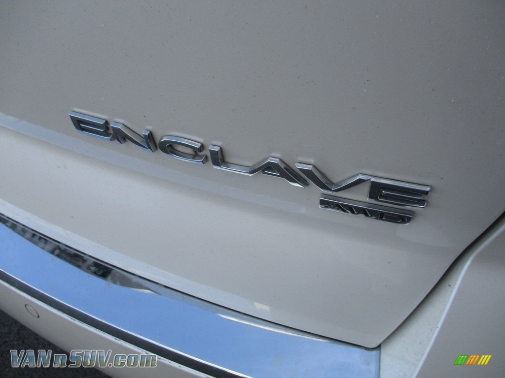 2014 Enclave Premium AWD - White Diamond Tricoat / Cocoa photo #6
