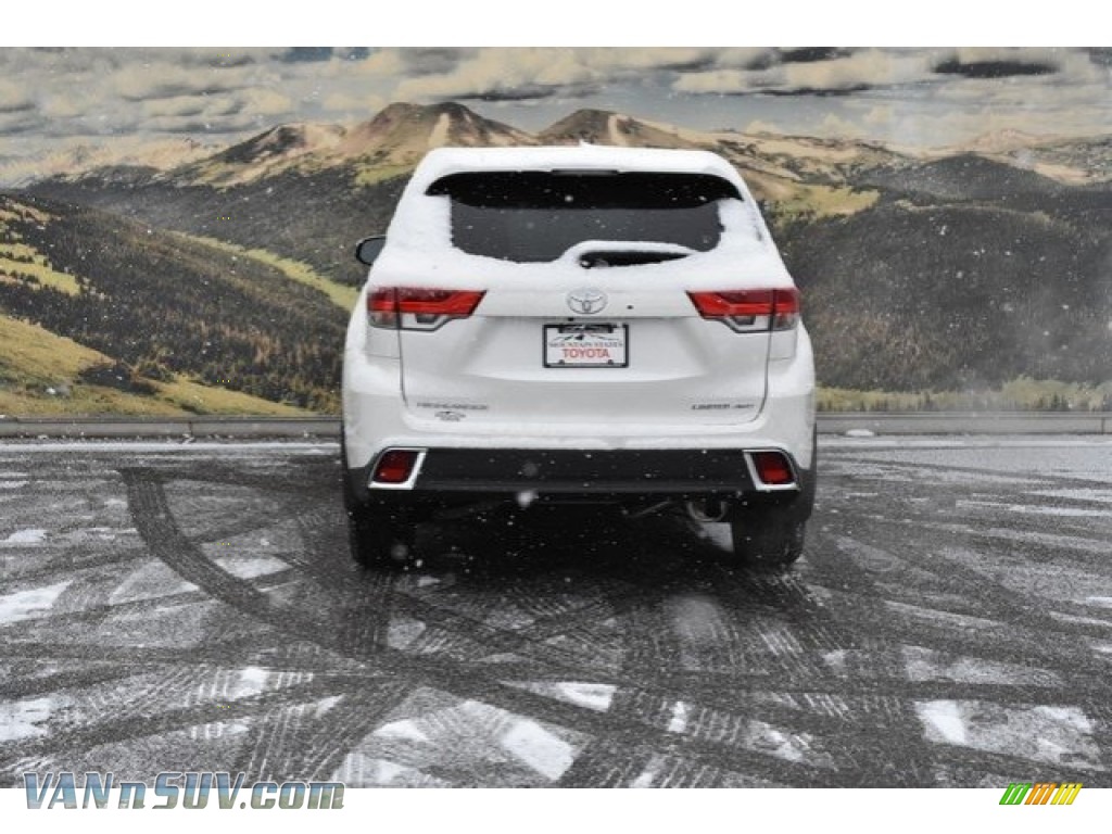 2018 Highlander Limited AWD - Blizzard White Pearl / Ash photo #4