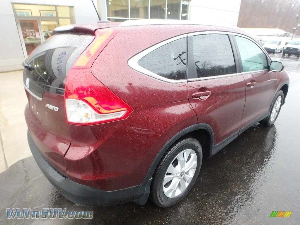 2014 CR-V EX-L AWD - Basque Red Pearl II / Gray photo #2