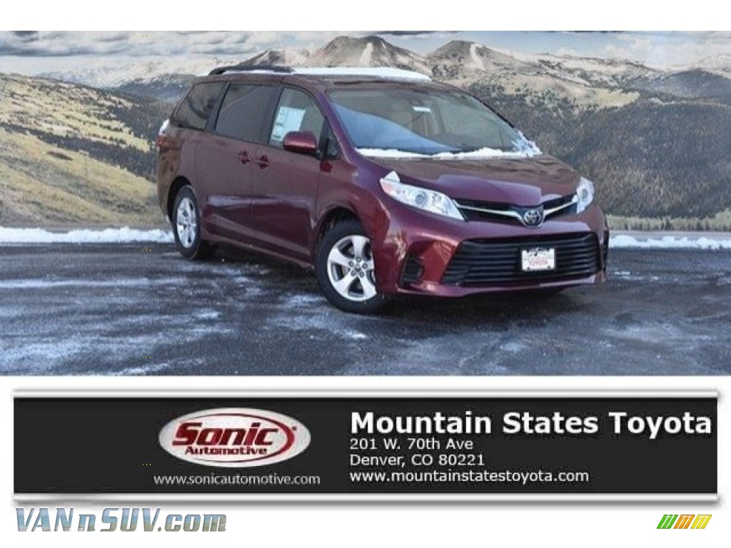 Salsa Red Pearl / Bisque Toyota Sienna LE