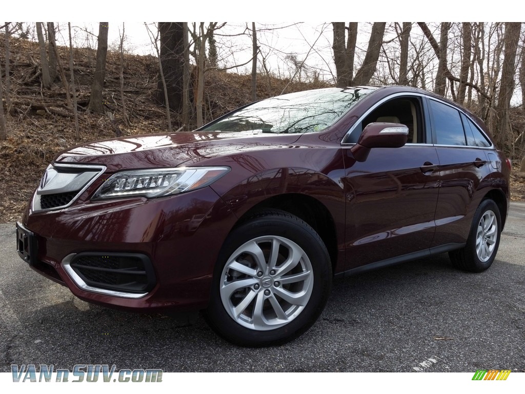 Basque Red Pearl II / Parchment Acura RDX Technology AWD