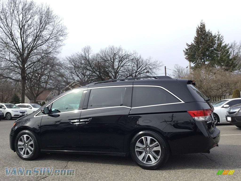 2014 Odyssey Touring - Crystal Black Pearl / Truffle photo #5