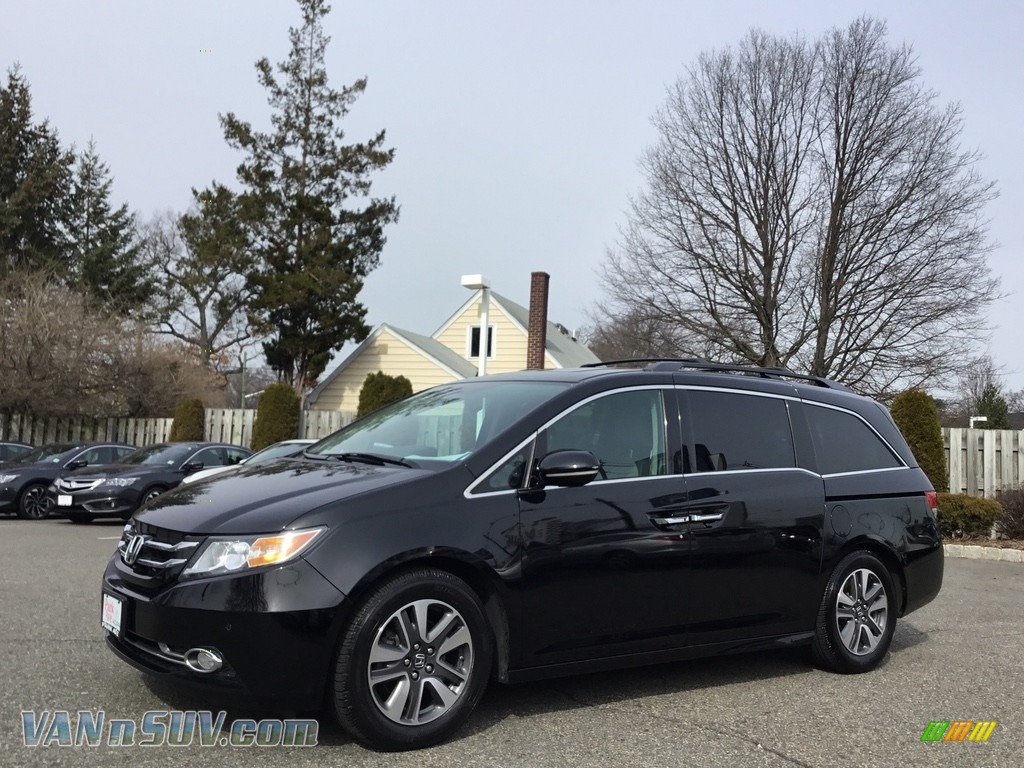 2014 Odyssey Touring - Crystal Black Pearl / Truffle photo #7