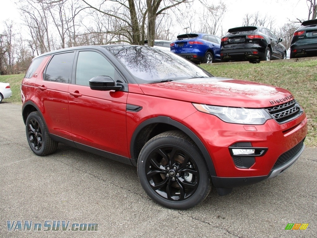 Firenze Red Metallic / Ebony Land Rover Discovery Sport HSE