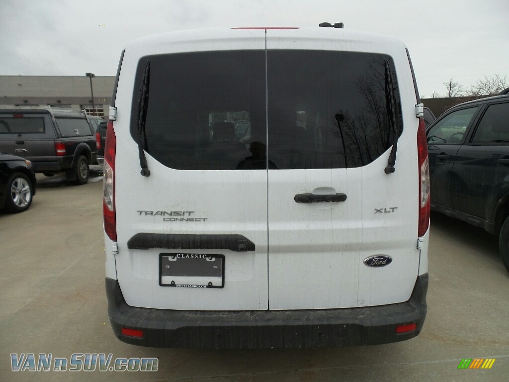 2018 Transit Connect XLT Van - Frozen White / Charcoal Black photo #3
