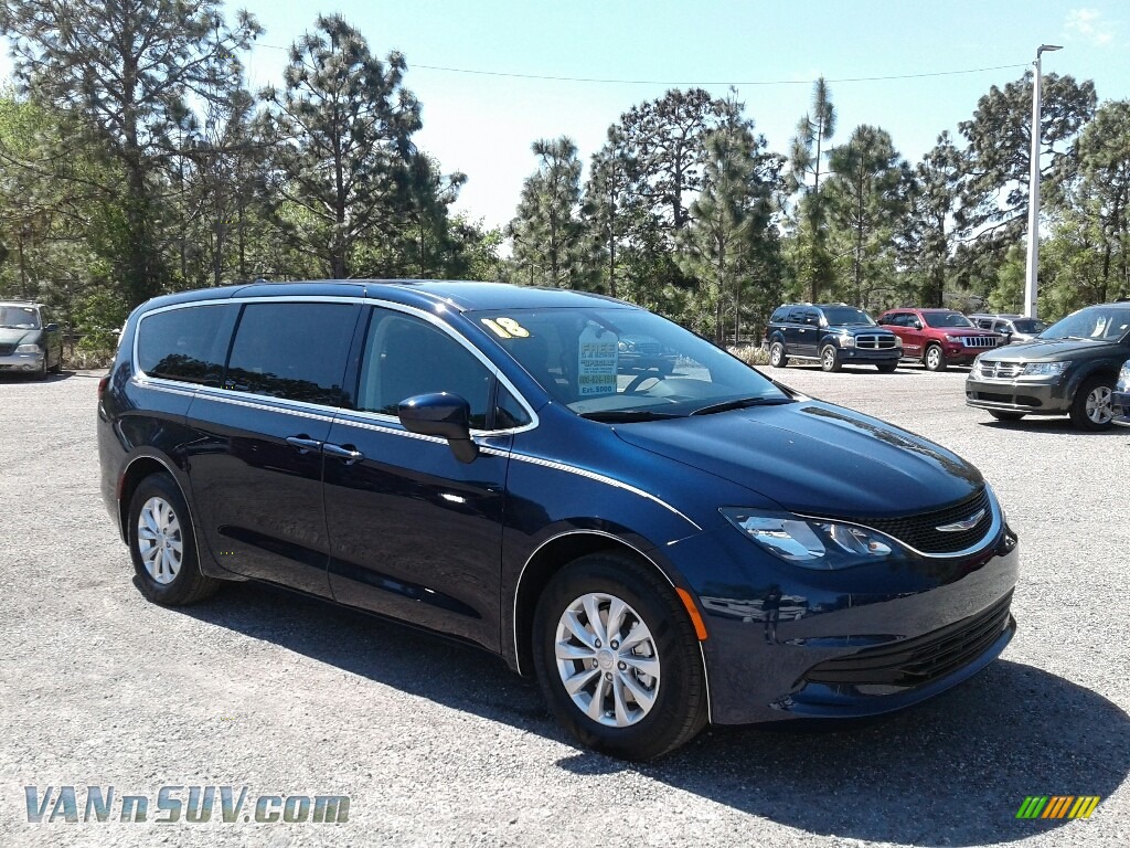 2018 Pacifica LX - Jazz Blue Pearl / Black/Alloy photo #7