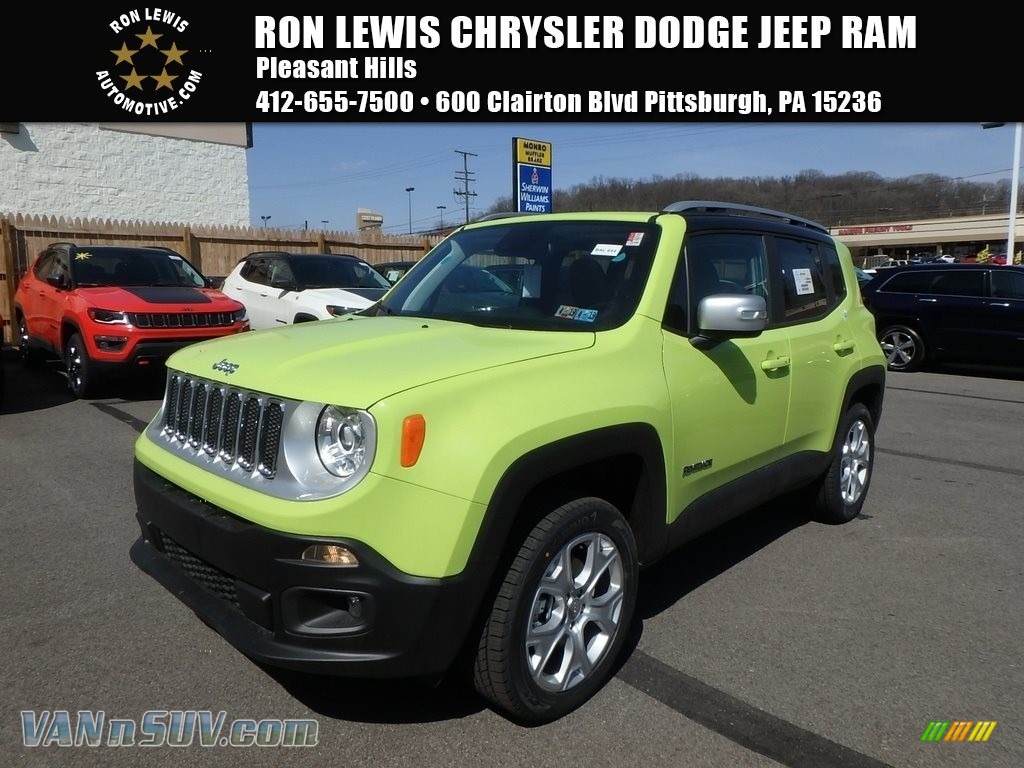 Hypergreen / Black Jeep Renegade Limited 4x4