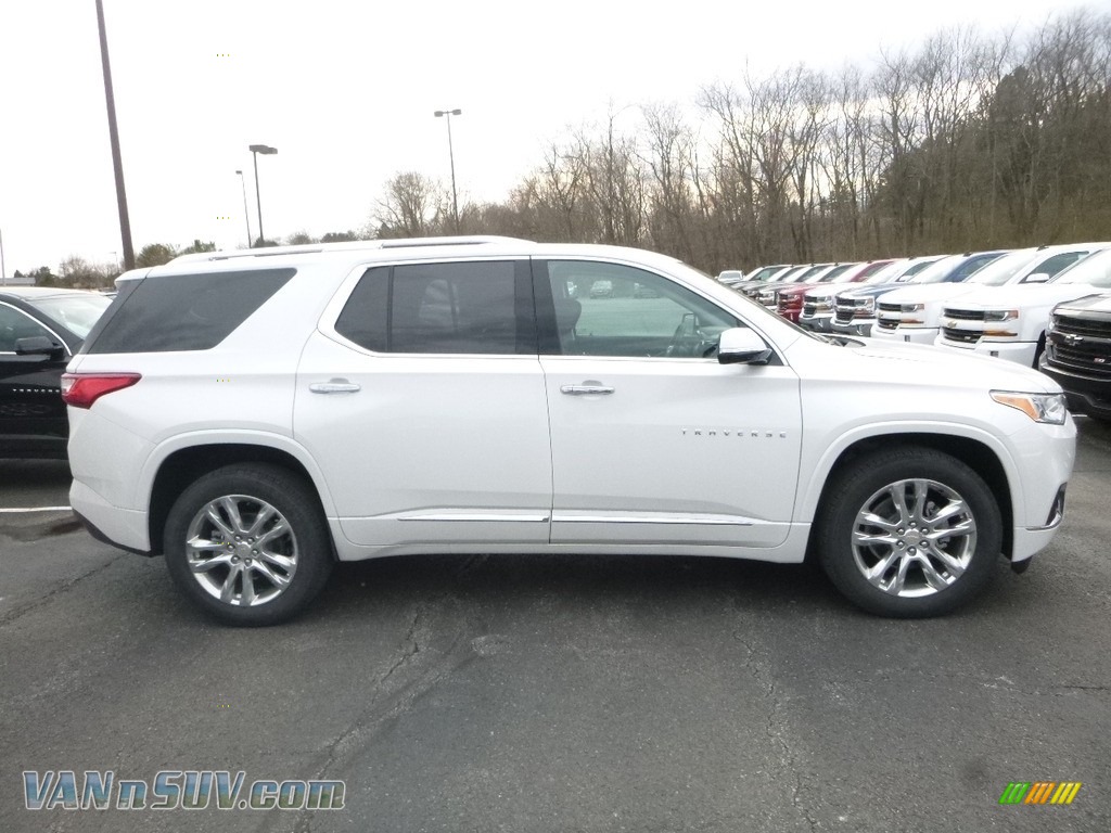 2018 Traverse High Country AWD - Iridescent Pearl Tricoat / High Country Jet Black/Loft Brown photo #6