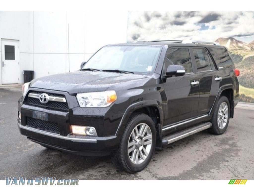 2013 4Runner Limited 4x4 - Black / Black Leather photo #3