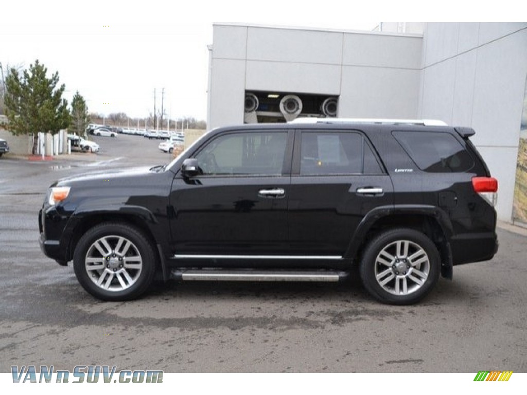 2013 4Runner Limited 4x4 - Black / Black Leather photo #4