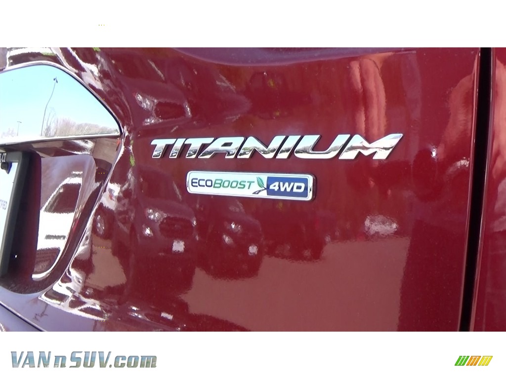 2015 Escape Titanium 4WD - Sunset Metallic / Charcoal Black photo #9