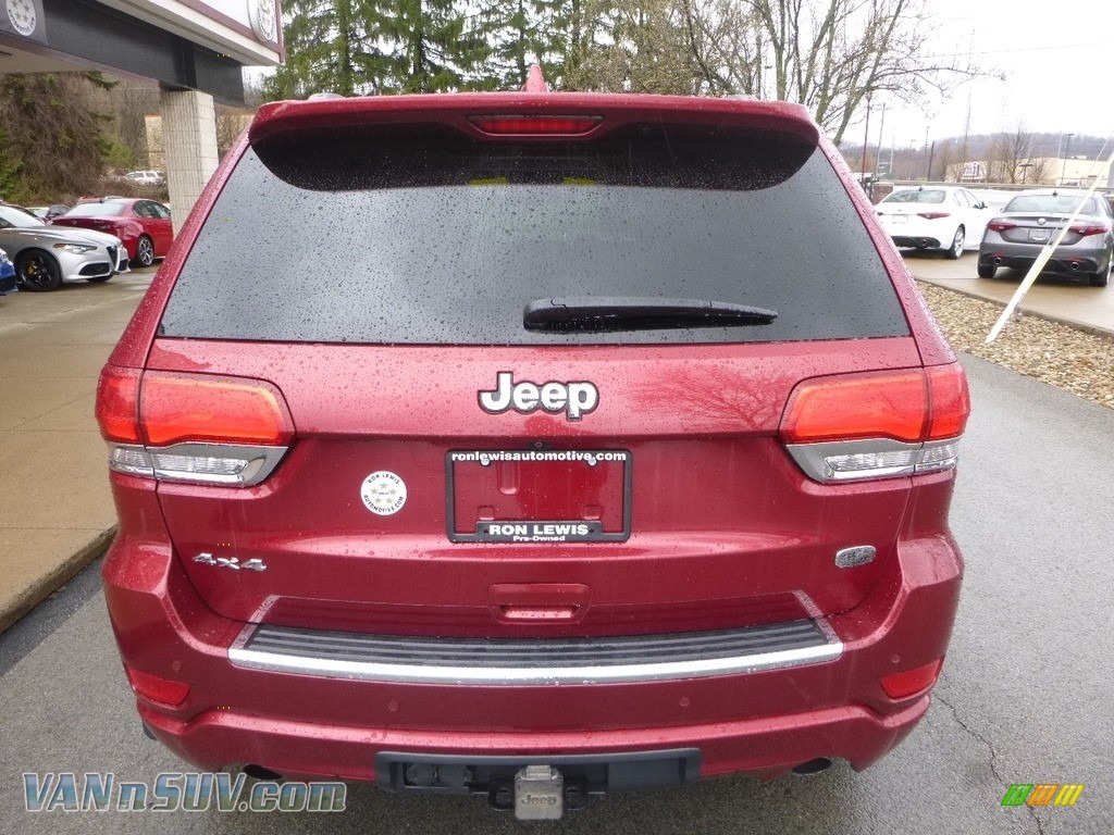 2014 Grand Cherokee Overland 4x4 - Deep Cherry Red Crystal Pearl / Overland Nepal Jeep Brown Light Frost photo #8