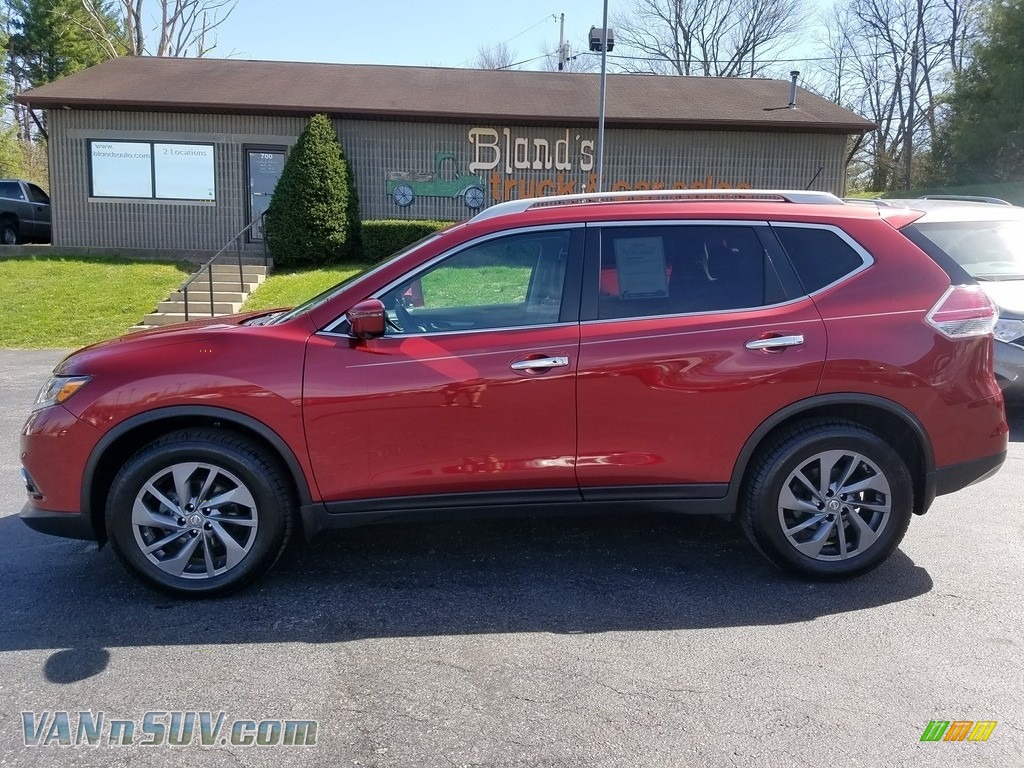 Cayenne Red / Charcoal Nissan Rogue SL AWD