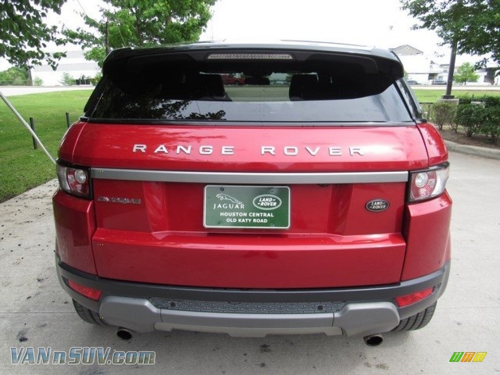 2013 Range Rover Evoque Pure - Firenze Red Metallic / Ebony photo #8