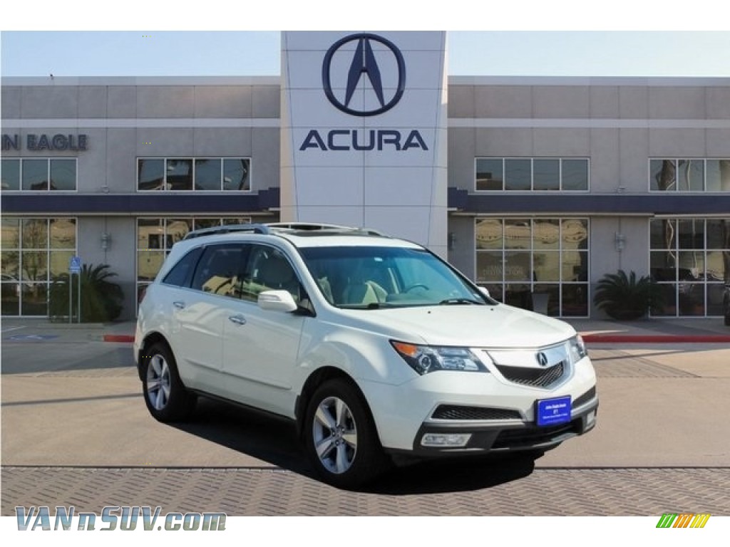 Aspen White Pearl / Parchment Acura MDX SH-AWD Technology