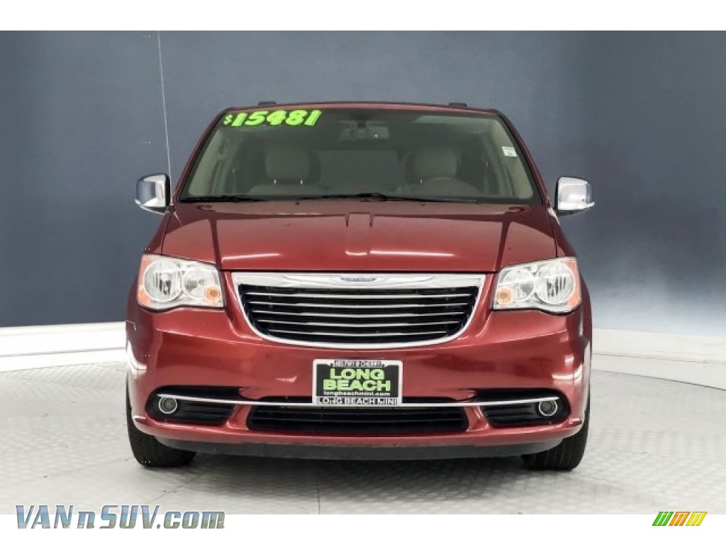 2014 Town & Country Touring-L - Deep Cherry Red Crystal Pearl / Dark Frost Beige/Medium Frost Beige photo #2