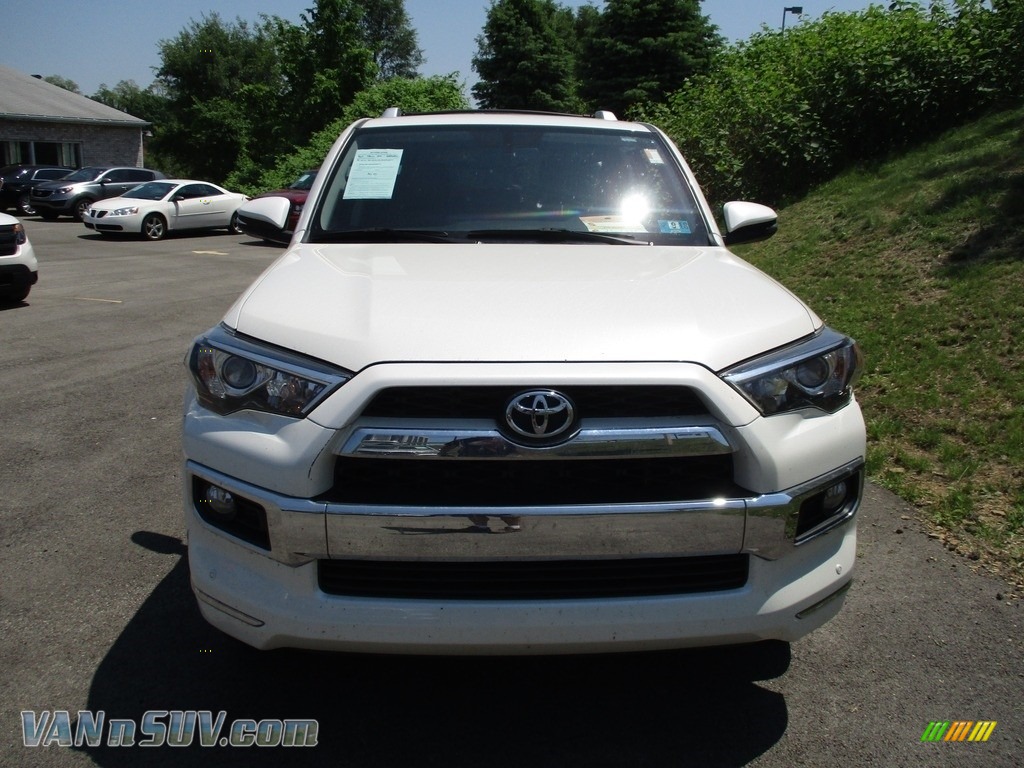 2016 4Runner Limited 4x4 - Blizzard White Pearl / Limited Redwood photo #8
