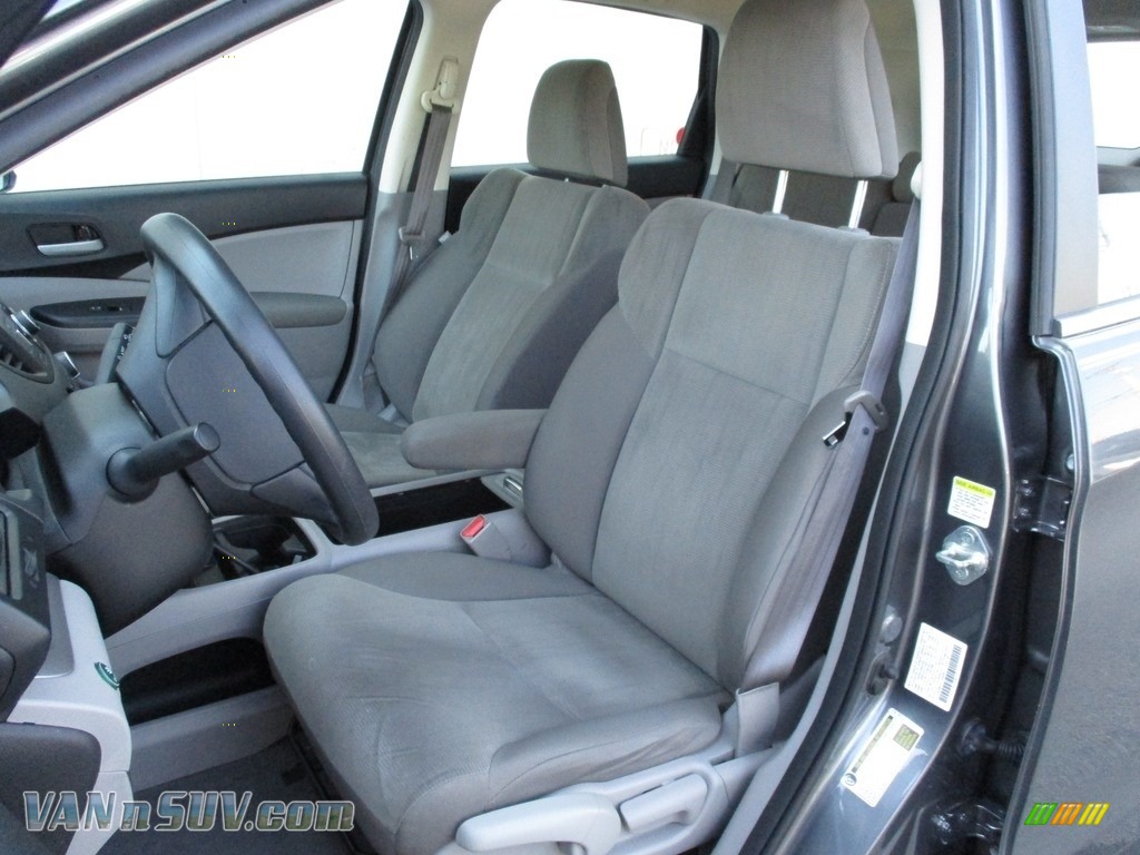 2012 CR-V LX 4WD - Polished Metal Metallic / Gray photo #11