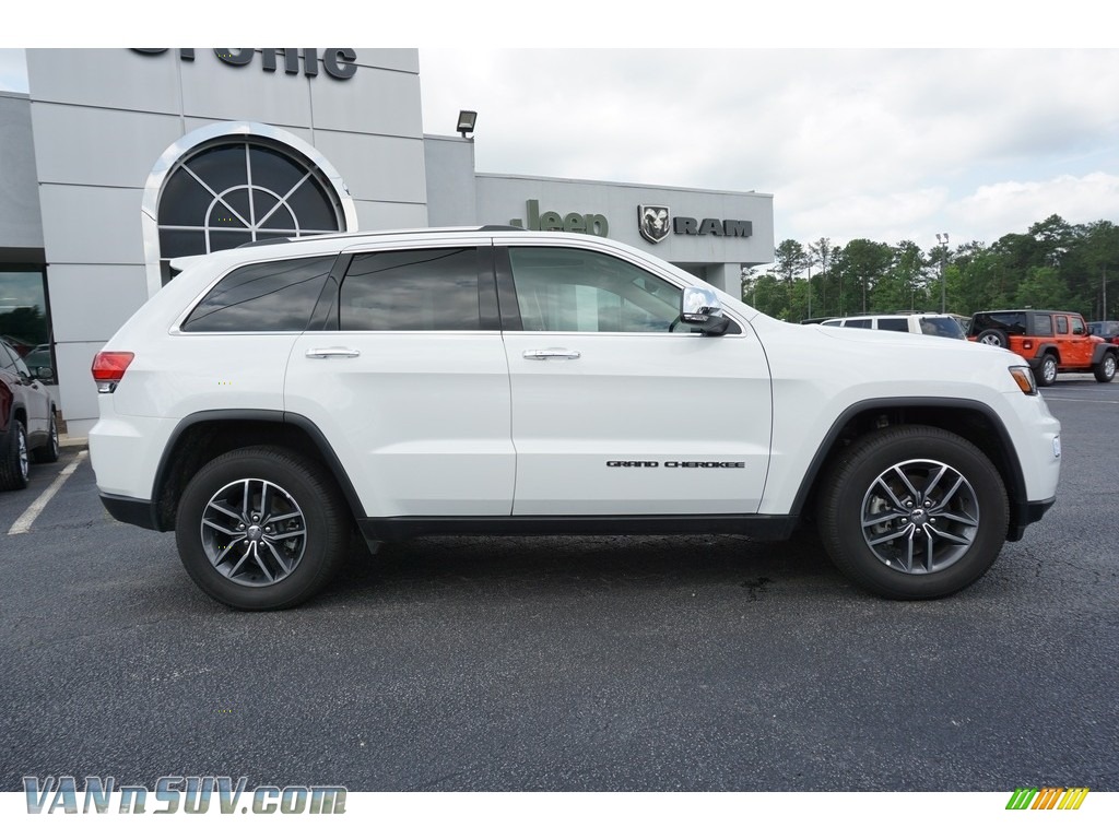 2018 Grand Cherokee Limited - Bright White / Black/Light Frost Beige photo #14