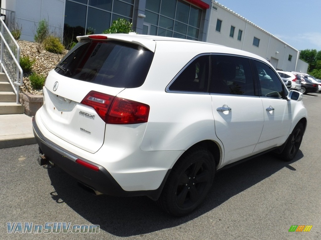 2010 MDX Technology - Aspen White Pearl / Taupe Gray photo #9
