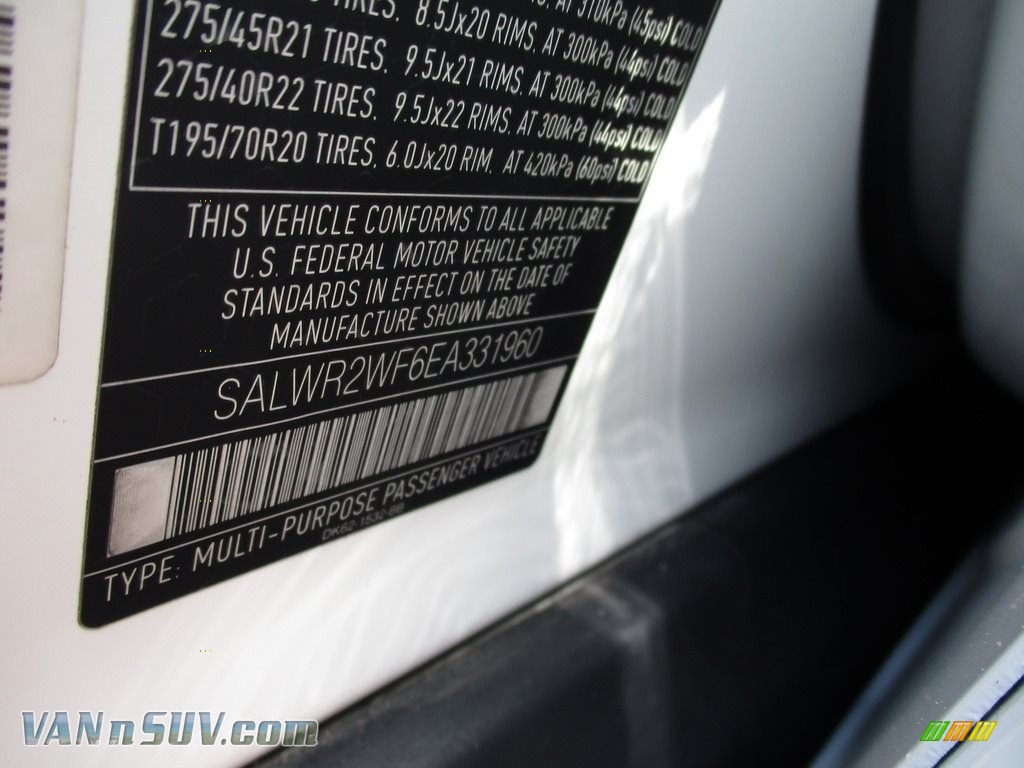 2014 Range Rover Sport HSE - Fuji White / Ebony/Ivory/Ebony photo #19