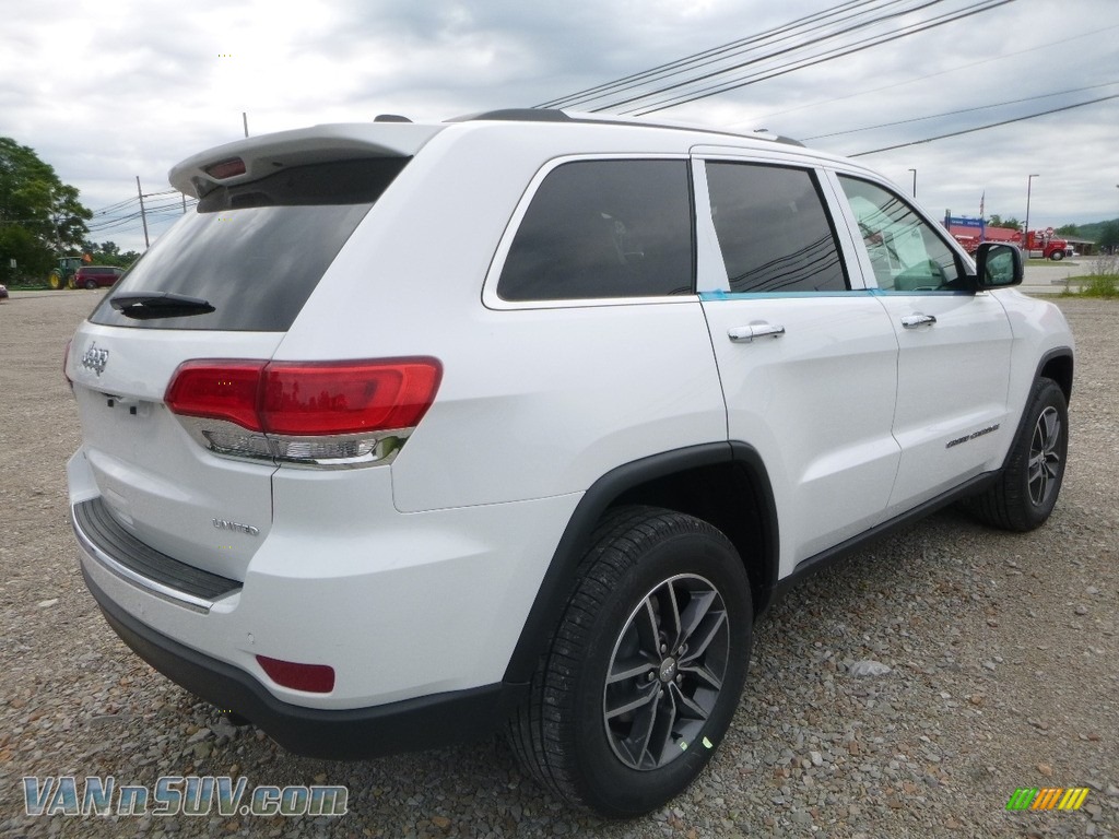 2018 Grand Cherokee Limited 4x4 - Bright White / Black/Light Frost Beige photo #5