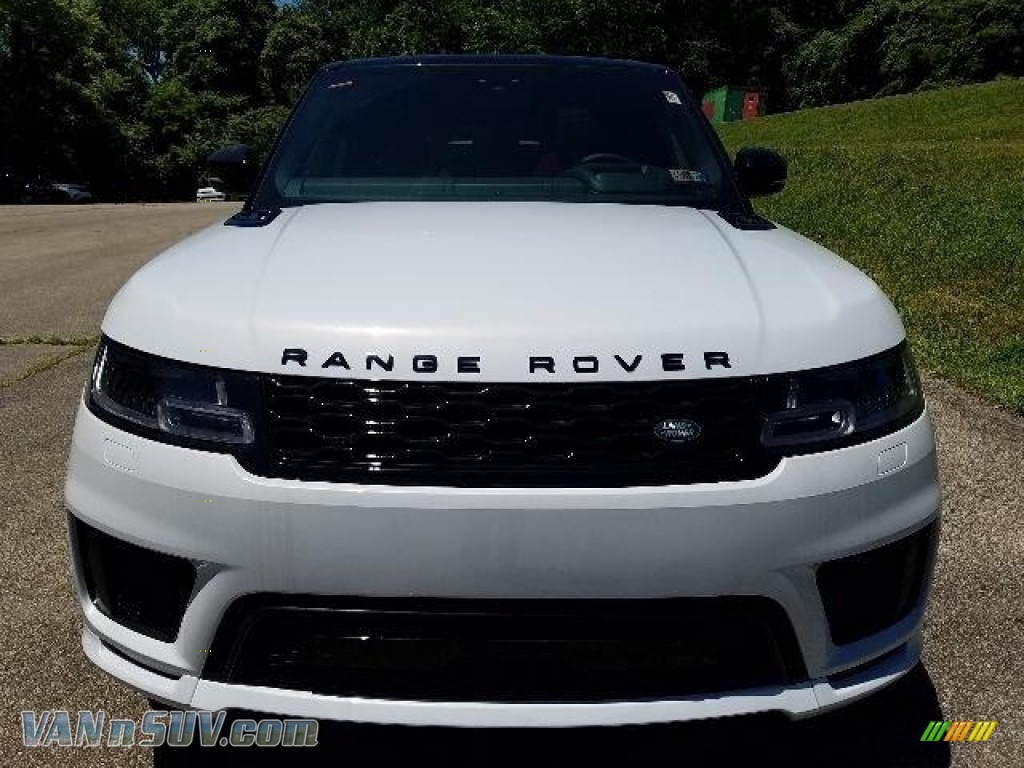 2018 Range Rover Sport HSE Dynamic - Yulong White Metallic / Ebony/Pimento photo #8