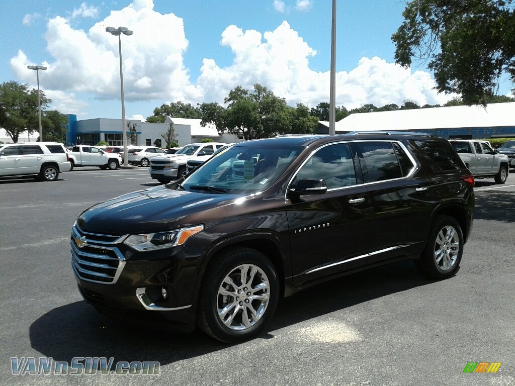 Sable Brown Metallic / High Country Jet Black/Loft Brown Chevrolet Traverse High Country AWD