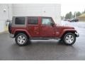 Jeep Wrangler Unlimited Sahara 4x4 Red Rock Crystal Pearl photo #8