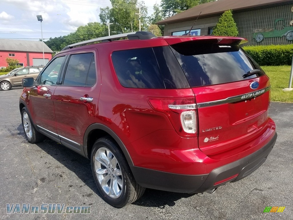 2015 Explorer Limited 4WD - Ruby Red / Charcoal Black photo #3