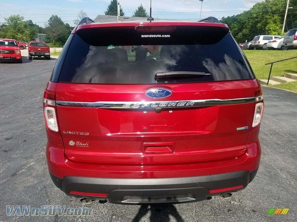 2015 Explorer Limited 4WD - Ruby Red / Charcoal Black photo #4