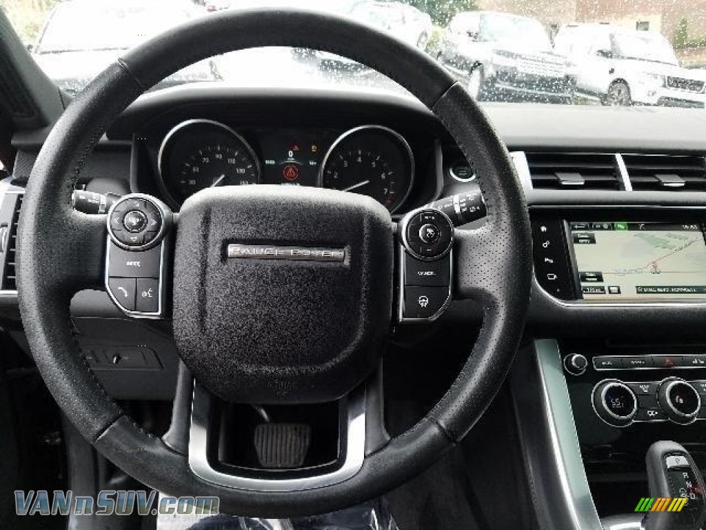 2016 Range Rover Sport HSE - Santorini Black Metallic / Ebony/Ebony photo #14