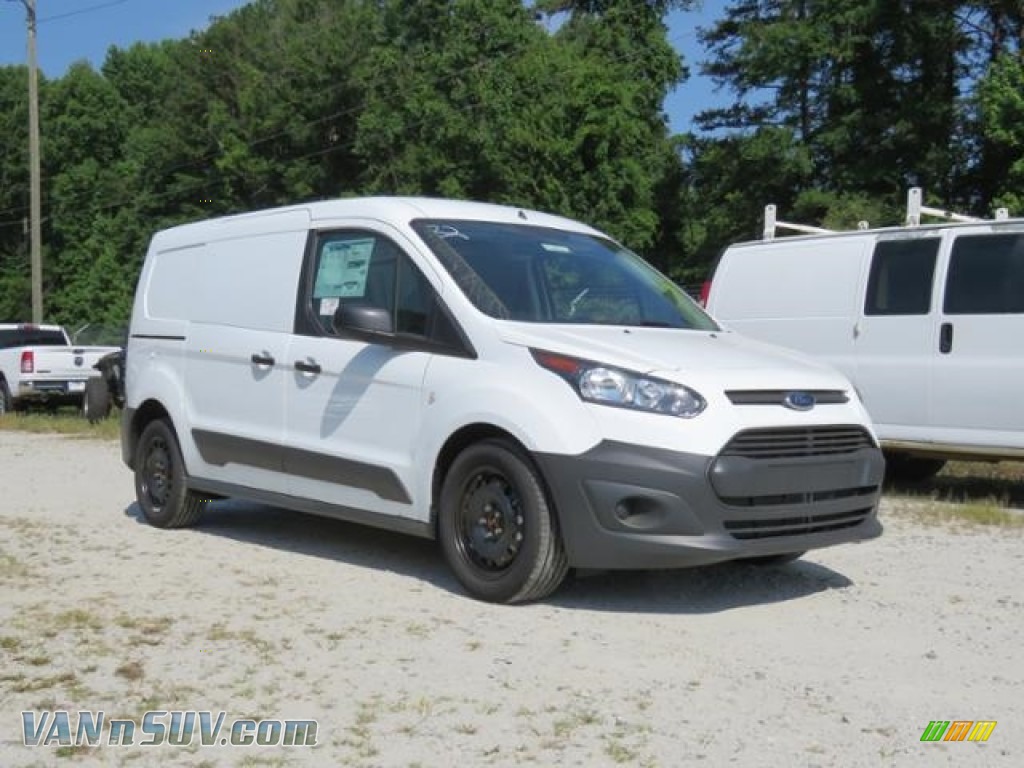 Frozen White / Charcoal Black Ford Transit Connect XL Van