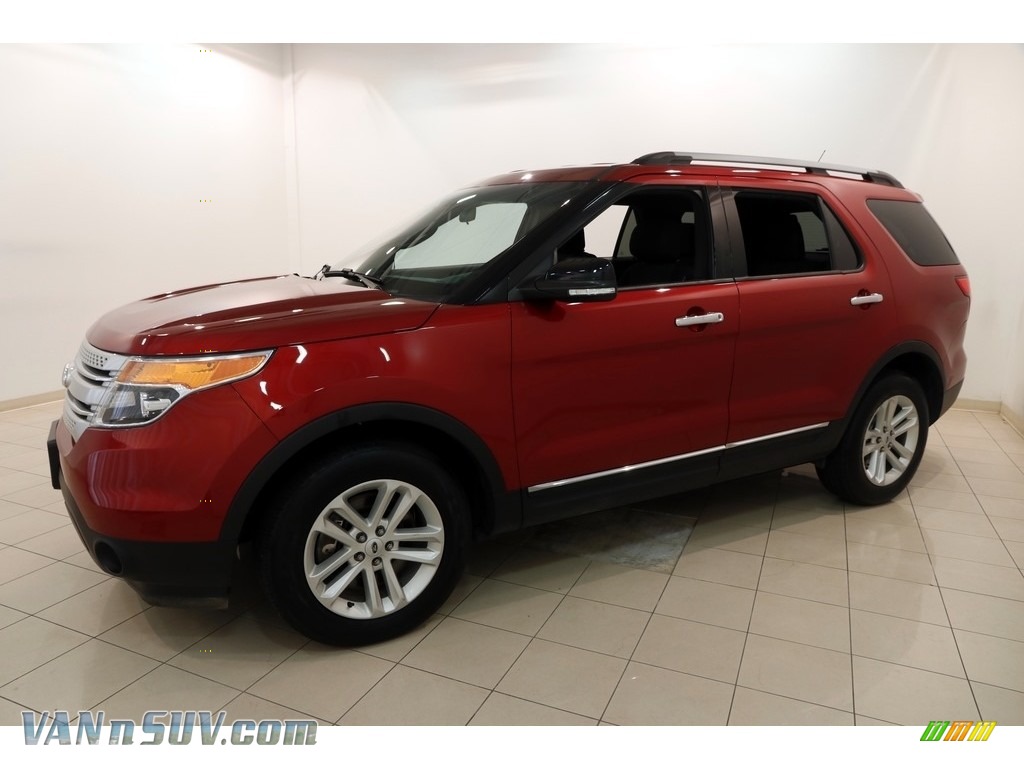 2015 Explorer XLT 4WD - Ruby Red / Charcoal Black photo #3