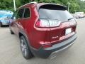Jeep Cherokee Limited 4x4 Velvet Red Pearl photo #3