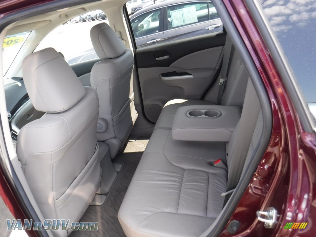 2013 CR-V EX-L AWD - Basque Red Pearl II / Gray photo #25