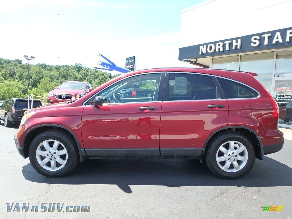 2008 CR-V EX 4WD - Tango Red Pearl / Gray photo #13
