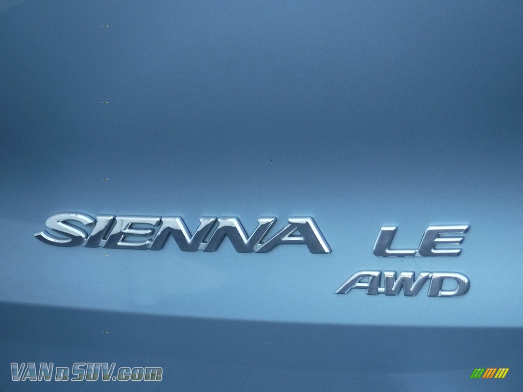 2007 Sienna LE AWD - Blue Mirage Metallic / Stone photo #9