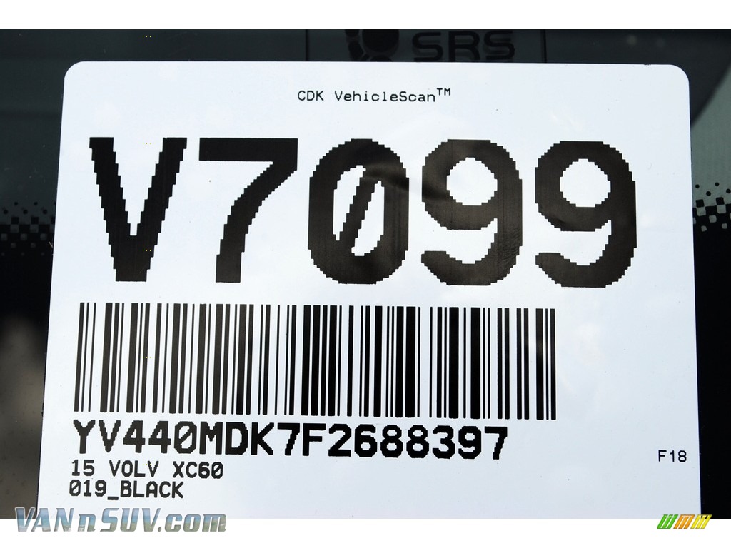 2015 XC60 T5 Drive-E - Black / Off Black photo #20