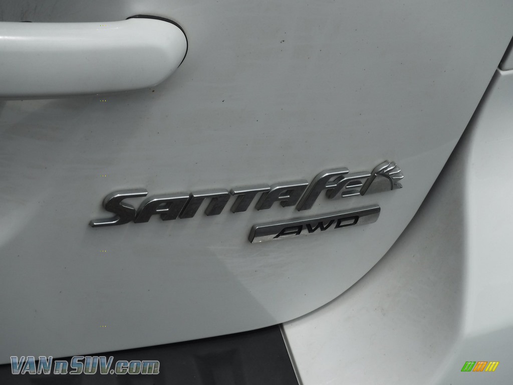 2007 Santa Fe SE 4WD - Powder White Pearl / Beige photo #7